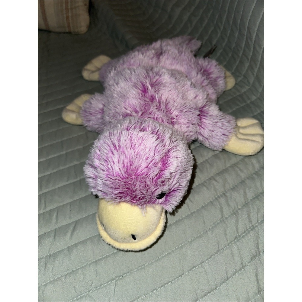 Warmies Purple Platypus - Plush Animal Microwavable Freezable Lavender Scented